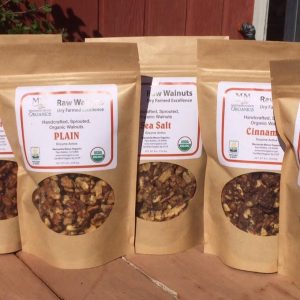 Organic Sprouted Flavored Walnuts - Five Flavors, Two Sizes